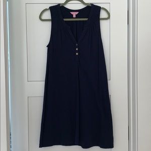 Lilly Pulitzer Navy Soft Cotton Dress SZ Medium